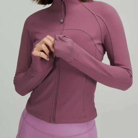 NWOT Lululemon Nulu Cropped Define Jacket in Vintage Plum size 10 - Picture 4 of 6
